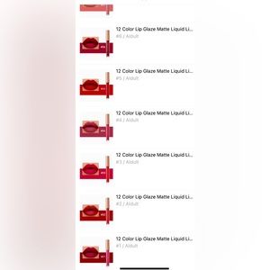 Color lip glazer matte liquid